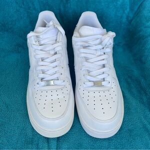 Nike Air Force 1 Low White Sneakers size 12 Leather Shoes
